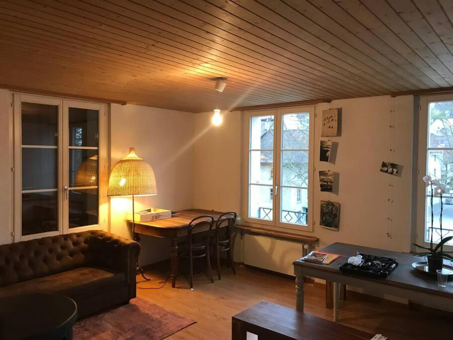 Simple Flat 72 M2 In The Centre Of Burgdorf With Private Parking Apartment Ngoại thất bức ảnh
